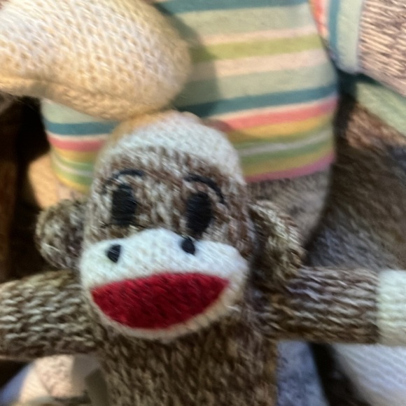 Got Monkeys?? Lot of Five Sock Monkeys. approximately 24 inches to 6 inches from - Picture 6 of 7